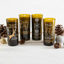 Reindeer & Snowflakes Personalized Candle