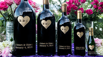 Big things poppin! Literally. New Wedding Collection ... BIG BOTTLES!