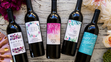 All New Personalized Paper Labeled Wines!