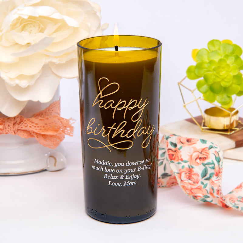Glass Jar Candle - Print - Custom Branded Promotional Candles 