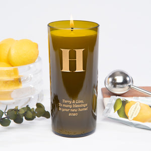Eloquent Monogram Personalized Candle