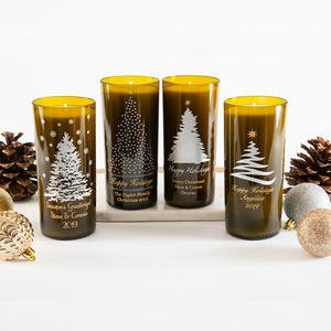 Shimmering Tree Personalized Candle