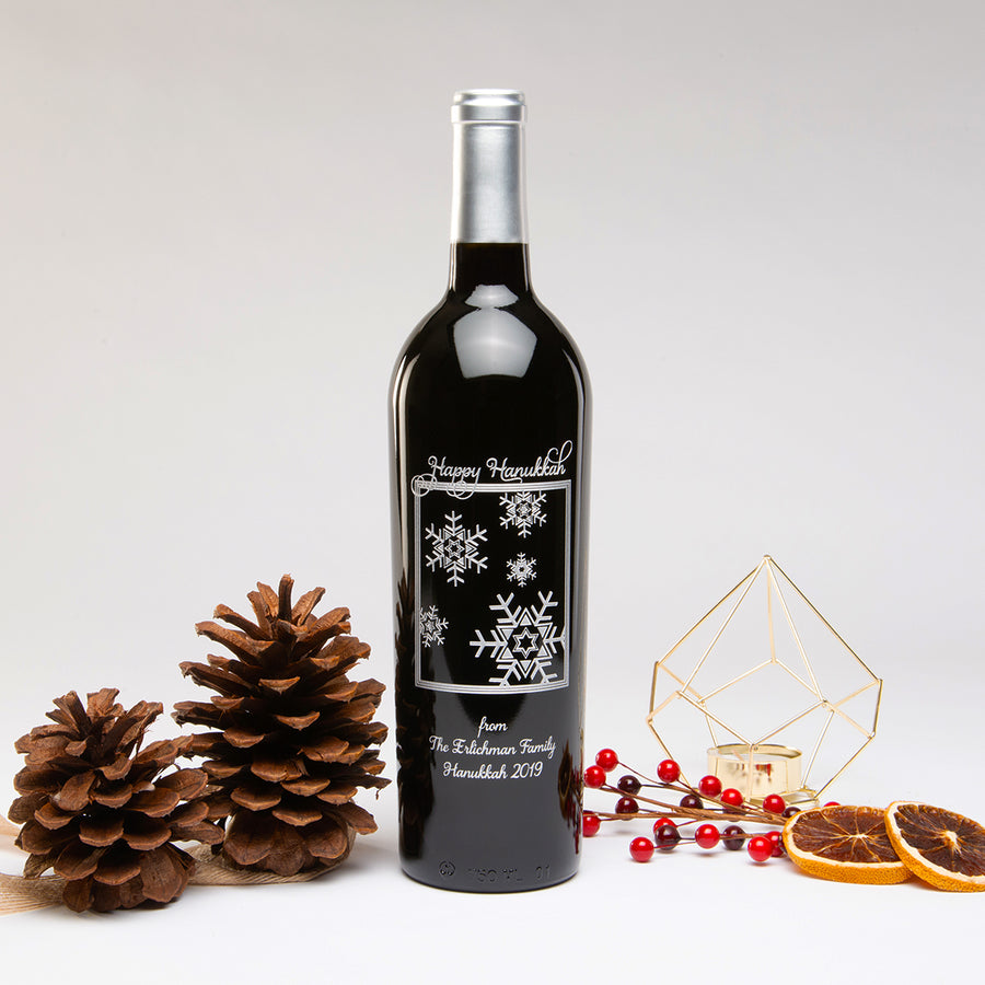 Star of David Shimmering Snowflakes